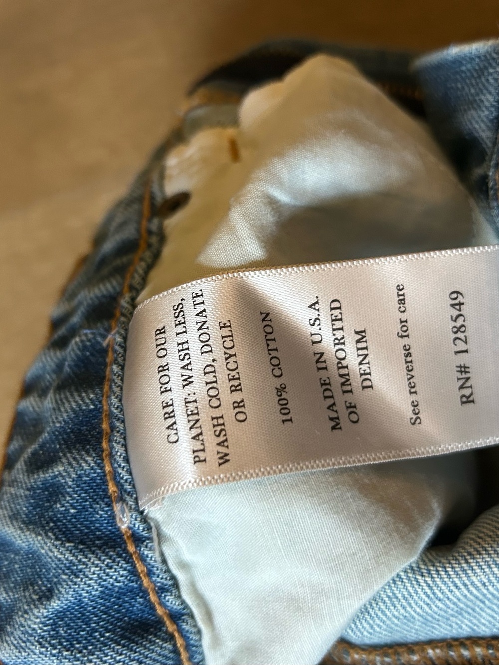 Aviator Nation Straight-Leg Jeans - Light Blue - Picture 6 of 7